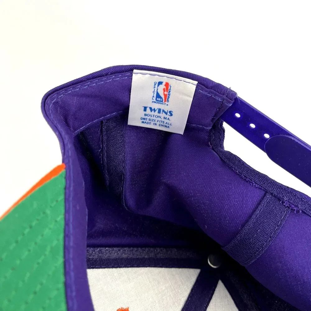 New Vintage Deadstock Phoenix Suns Twins Enterprise SnapBack Hat Cap One Sz NWT